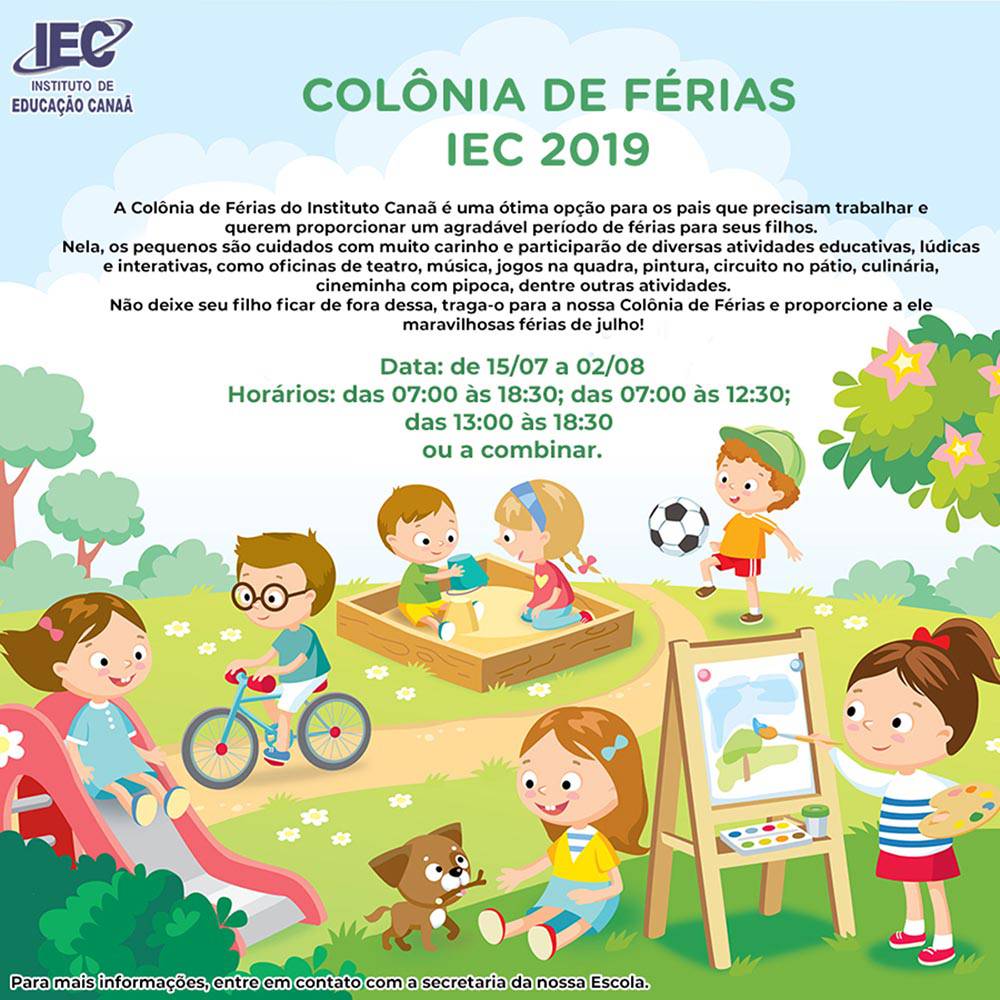 Jogos Educativos para Colônia de Férias na Educação Infantil